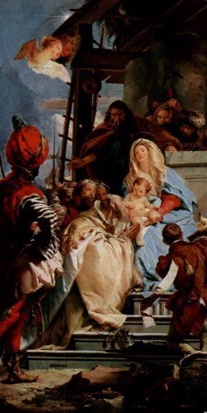 Giovanni Battista Tiepolo Anbetung der Heiligen Drei Konige China oil painting art